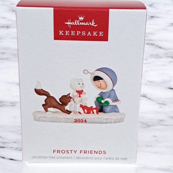 Hallmark 2024 FROSTY FRIENDS 45th Series Ornament BRAND NEW - Picture 4 of 10